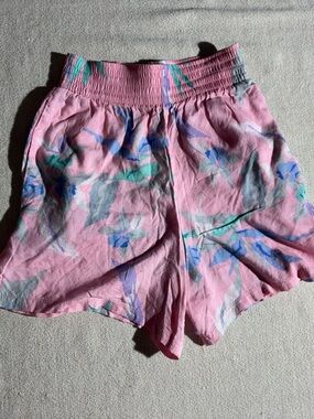 Shipwrecked VINTAGE High-Waist Pink Floral Pull-On Women’s Shorts